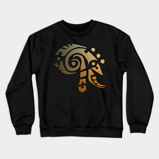 Tribal: Eagle Head Spirit Crewneck Sweatshirt by hybridgothica